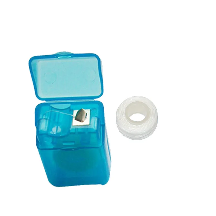 Мудрость уход за полостью рта Стоматологическая нить резак с мятой нейлон Стоматологическая нить