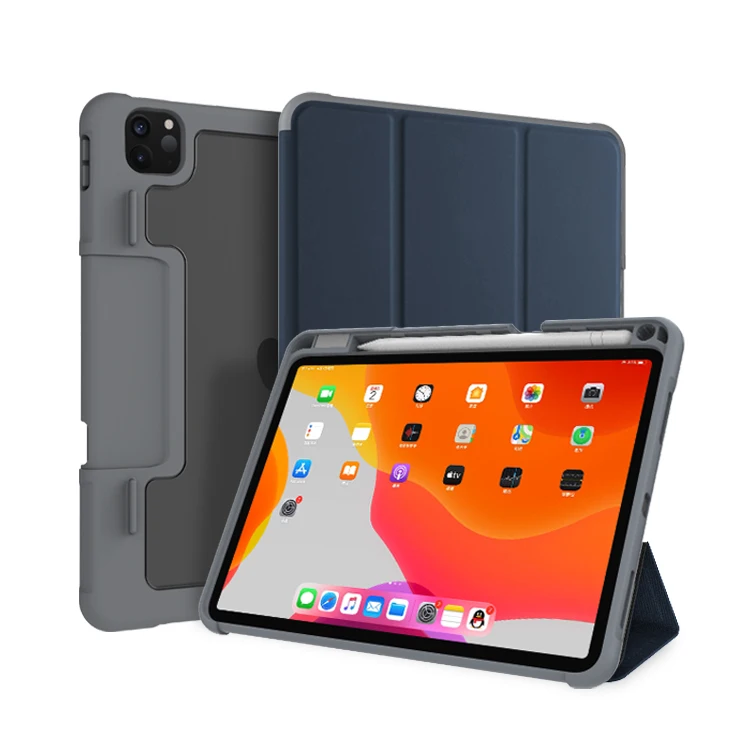Mutural Yaxin серия IML синий чехол для ipad 12,9, Чехол для ipad pro 9,7 с держателем ручки