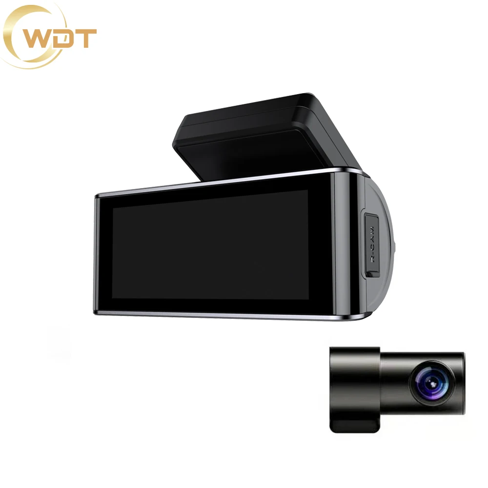 WDT V108 4K Car Dual Dash Cam Front and Rear WiFi GPS Professional Auto Accessories Dashcam Speed Recorder Black Box For Vehicle