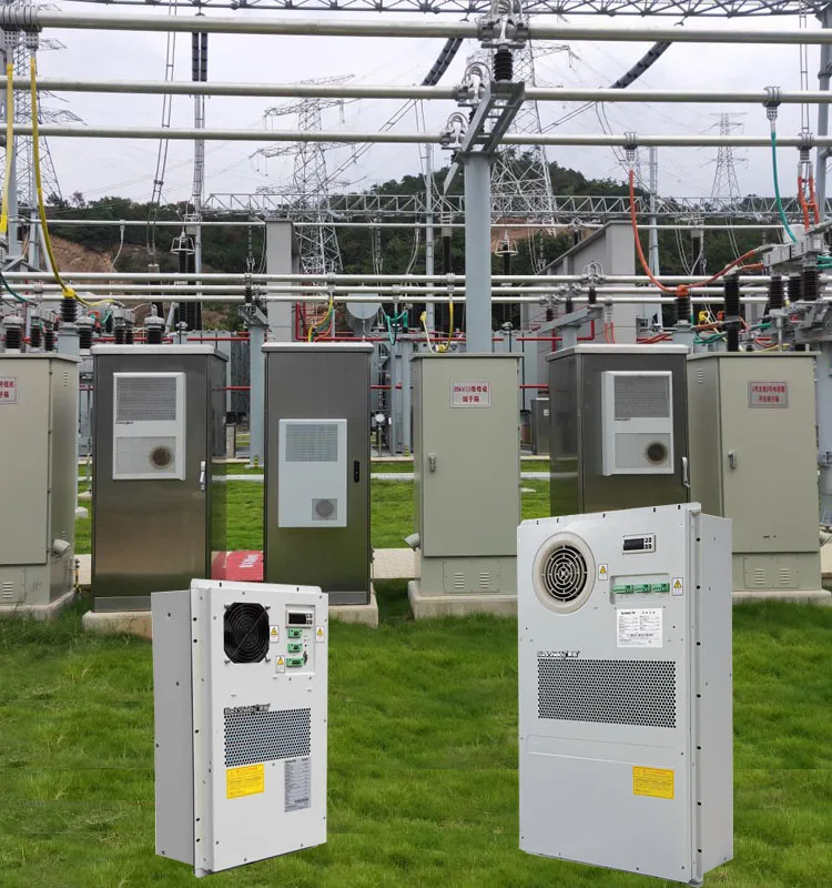 3G 4G 5G Telecom Panel Mount Air Cooler Server Rack Cooling Unit 230VAC 500W Cabinet Air Conditioner