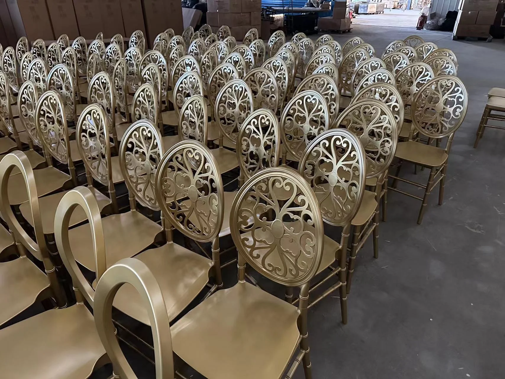 PP Resin Plastic Stackable Wedding Event Party Rental Dining Chair
