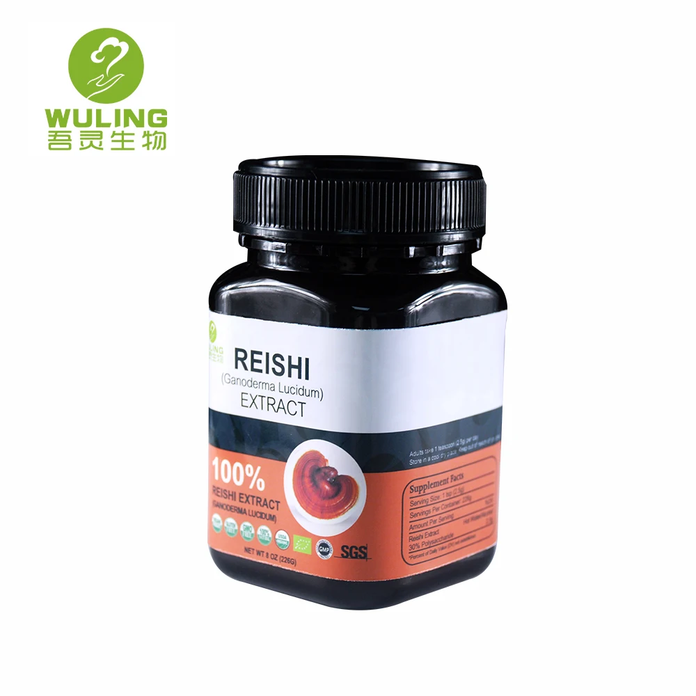 10%-50% Polysaccharide Organic Reishi Mushroom Powder (10:1 Extract)