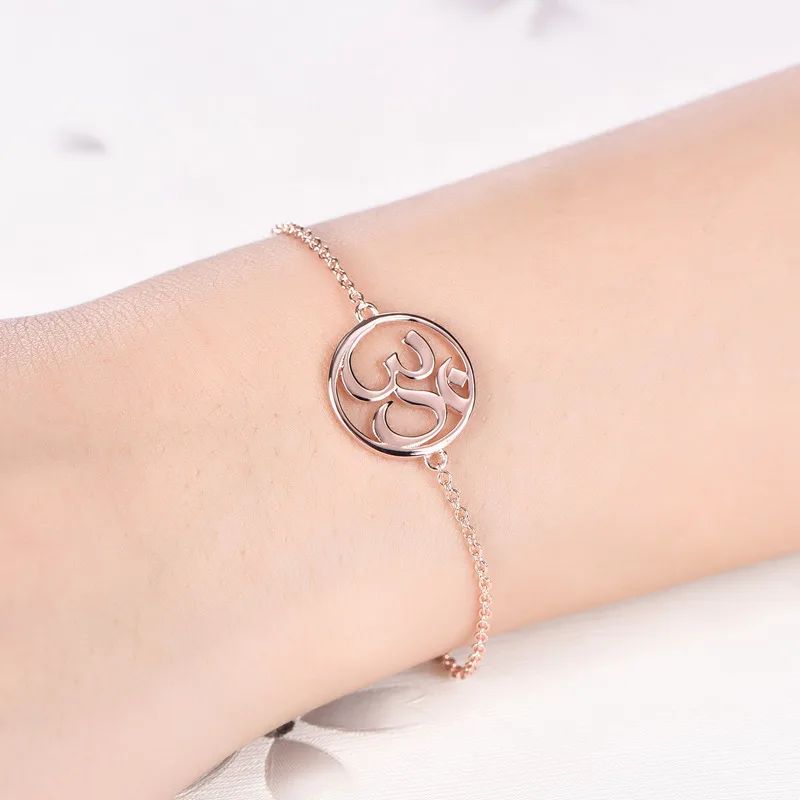 YFZX Original Designer 925 Sterling Silver Round Beads Bracelet Charms For Jewelry Accessories Making Kit Bulk Teenagers