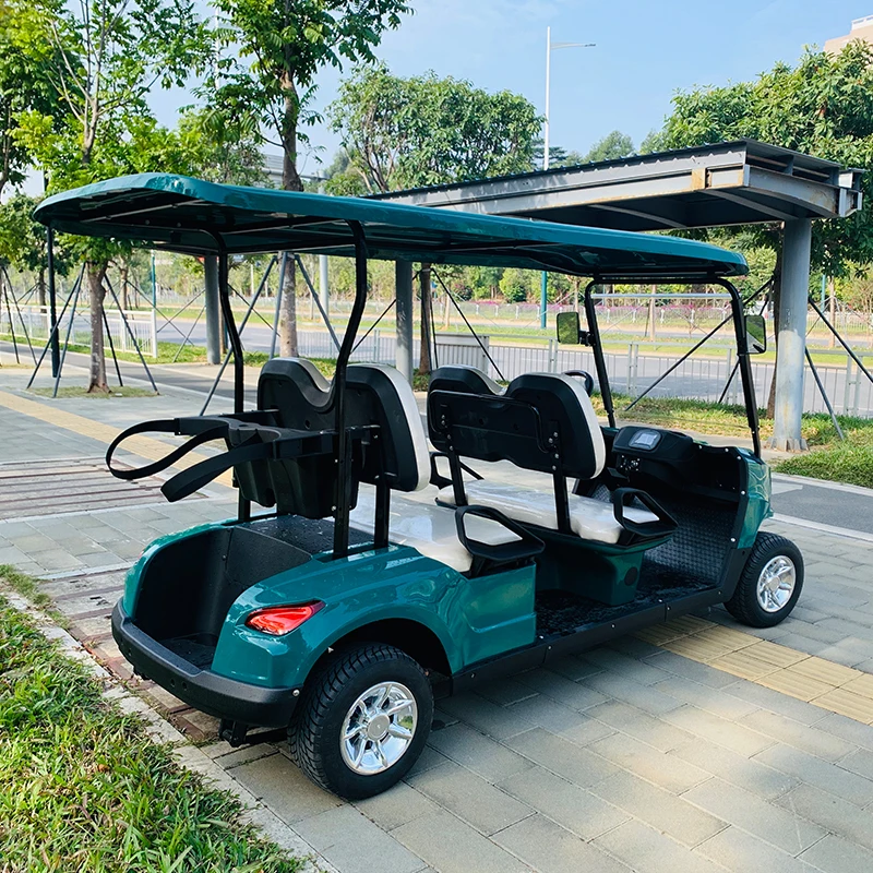 2022 Electric Golf Car Trolley Cart Mobile Cruiser Electric Scooter Sightseeing Car Scenic Spot 4 Seats