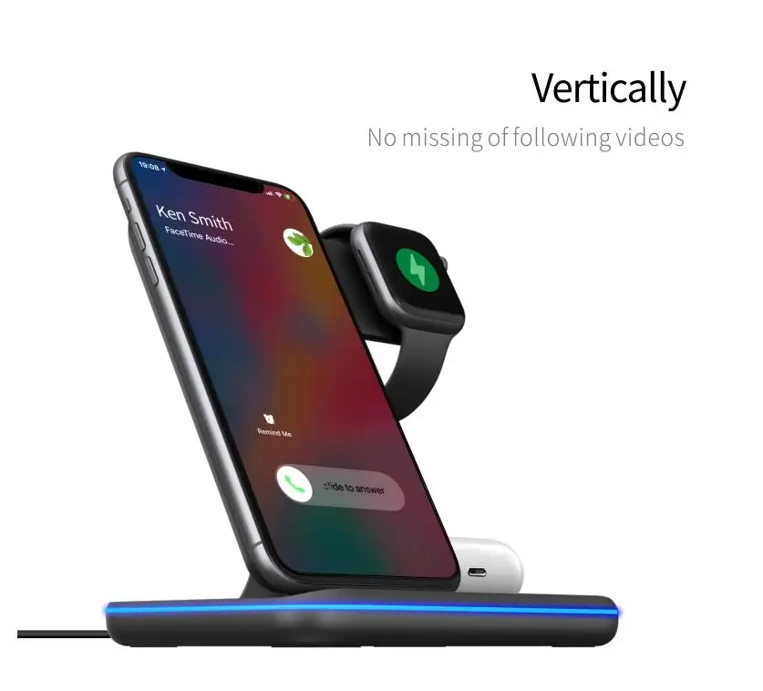 5G 20W 15W беспроводное зарядное устройство для телефона i phone 12 watch наушники зарядка 3 в 1