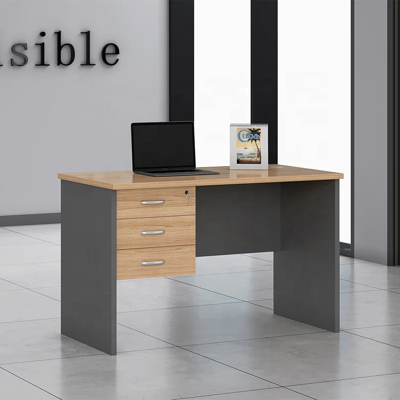 1200 Classic Wooden Plank Design Office Table for Homework Kids