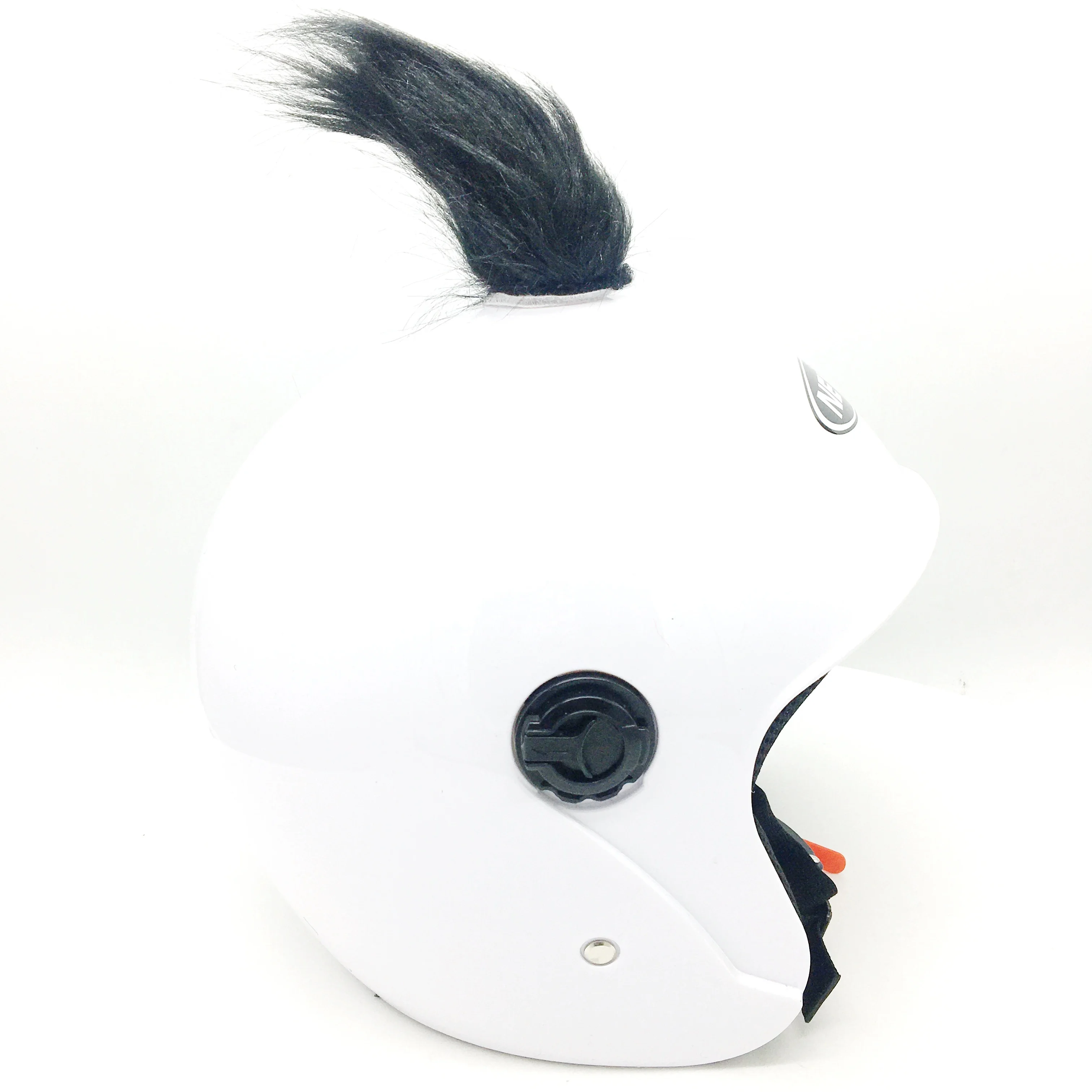 New Motorcycle Bicycle Sport Leopard Helmet horns cover with Sticky Hook & Loop Fastener Adhesive