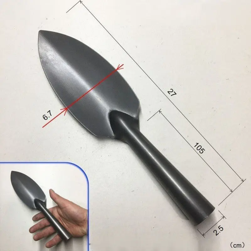New design Aluminum Handle Transplanting Works Garden Hand Tools Trowel