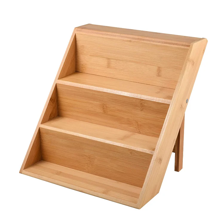 Современный бамбуковый органайзер для специй с 3 ящиками стойка шкафа