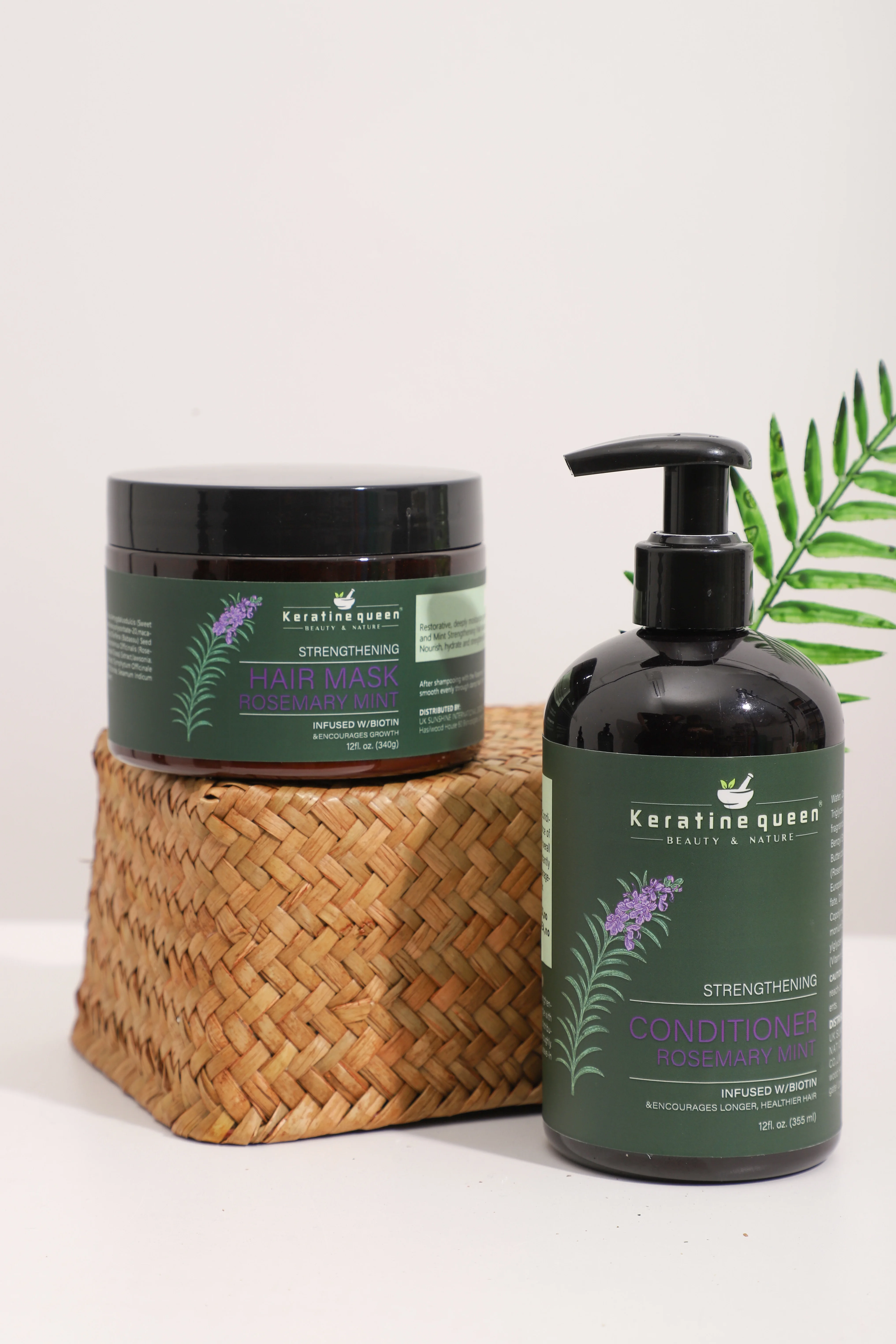 Wholesale Organic Rosemary Hair Shampoo Refreshing Scalp Oil Control Hair Care Shampoo and Conditioner