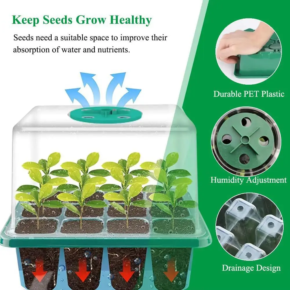 Seeding Heat Mat Cell Nursery Tray Grow Starter Kit Electric Floor Infrared Reptile Pad Bathroom Mirror Heating Film