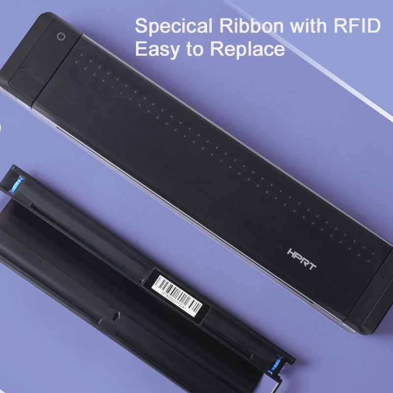 Direct Thermal Transfer Printer Mobile Document Printer Portable Photo BT Wireless A4 Paper Printer for Office