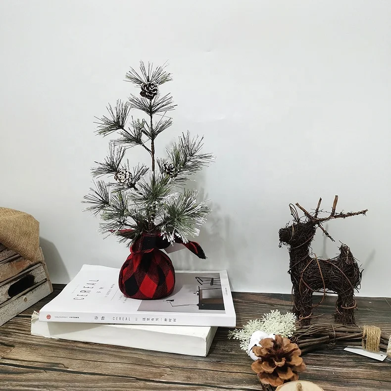 Рождественские украшения, маленькие пластиковые иглы из искусственной сосны, украшение для рождественской елки