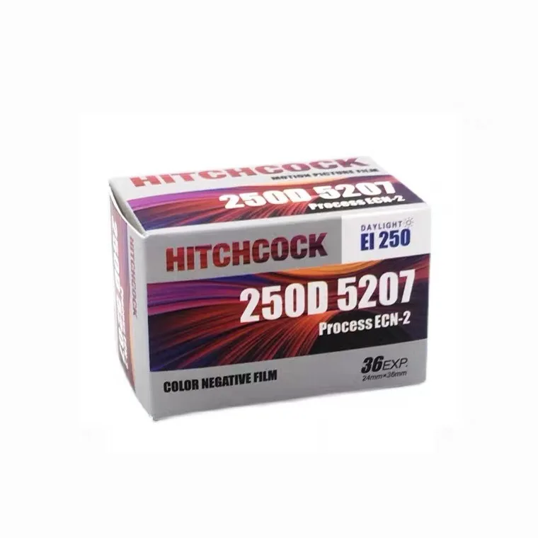 HITCHCOCK 250D 5207 135 Color Film Film Negative 36 Sheets ECN2 Daylight 35mm Negative Film