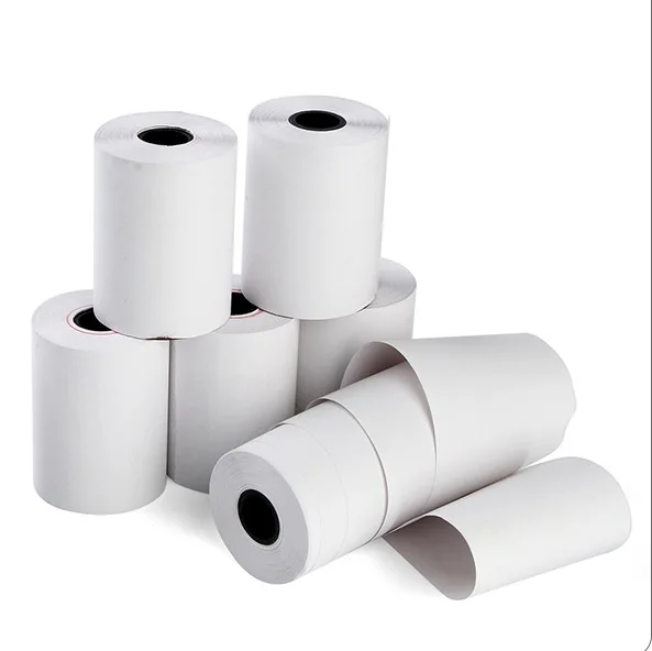 Hot selling POS printer receipt paper rolls ATM thermal paper rolls 57x30mm