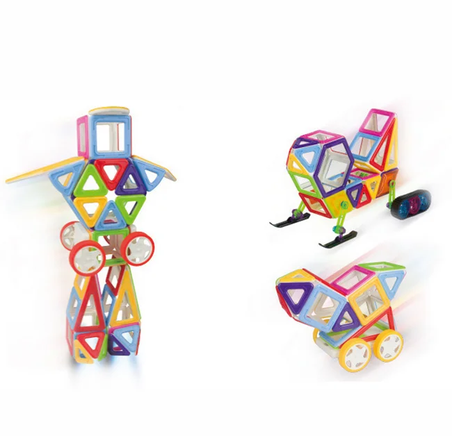 
Creative Magnetic Building Blocks Set Magnetic Car Preschool Educational Toys Kids 