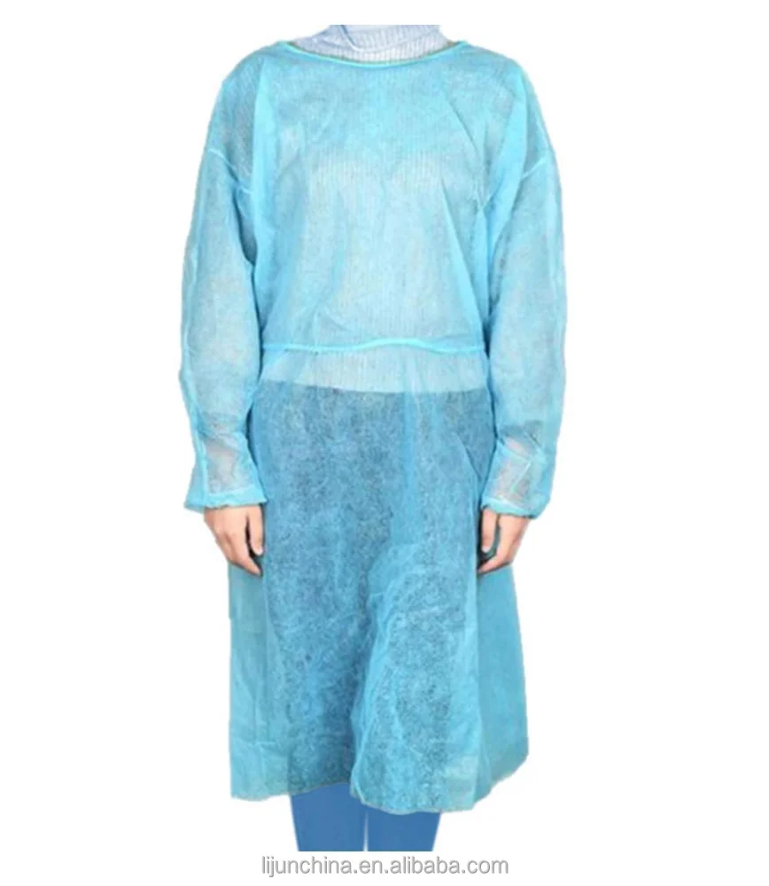Level 2 AAMI 3 Surgical Gowns Coverall Short Sleeve Paper Dressing With Ties Pink Sergical Operating Disposable Lisolation Gown