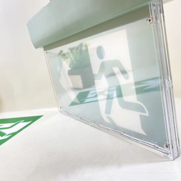 
Dubai Civil Deference Approved China Supplier Certificate CE CB COC ENEC Lithium LFP Safe Safety Emergency Led Escape Exit Sign 