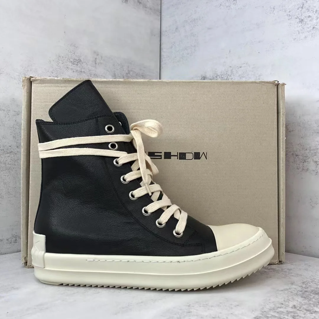 Wholesale Original Quality Designer Shoes Luxury Sneaker Canvas Boots Sneaker Rick Owens