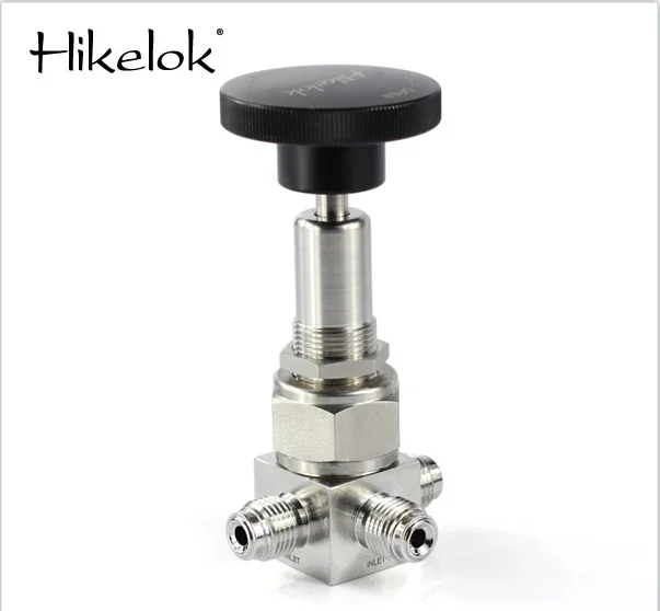 Панельная и нижняя Монтажная 500 psi Swagelok из нержавеющей стали 1/8 1/4 OD VCR герметичный клапан