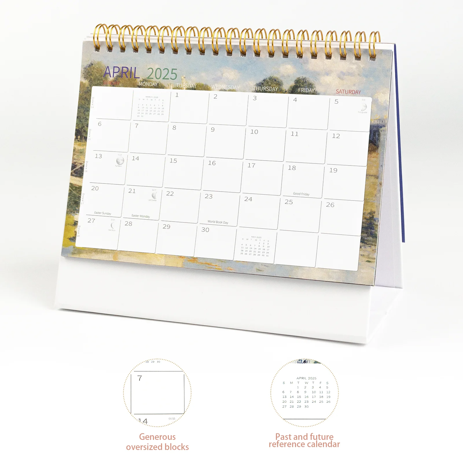 Wholesale Full Color Custom Design Calendar 2025 New Yearly Monthly Desk Wall Calendar Printing Logo Style Calendar Of Life