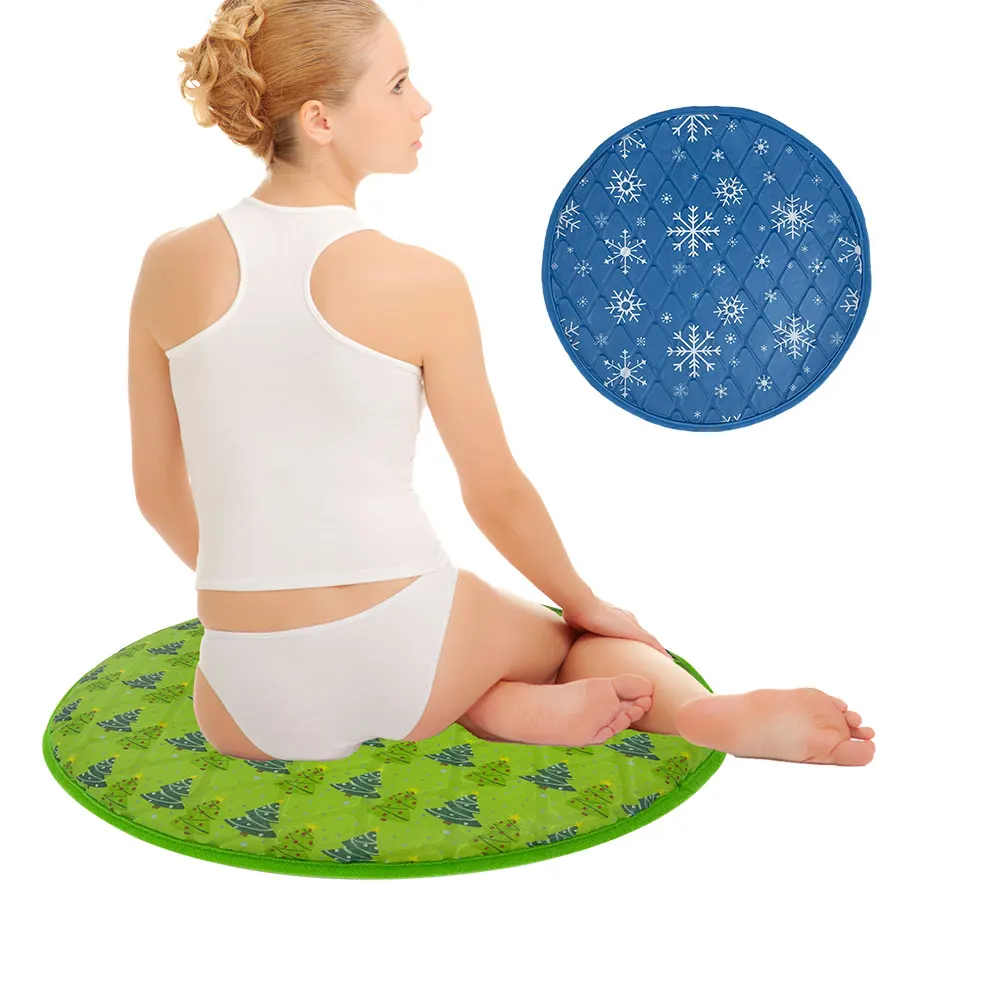 Custom Seat Cushion Reusable Solid Gel Ice Pad Soft and comfortable cushion with Memory Foam for Family