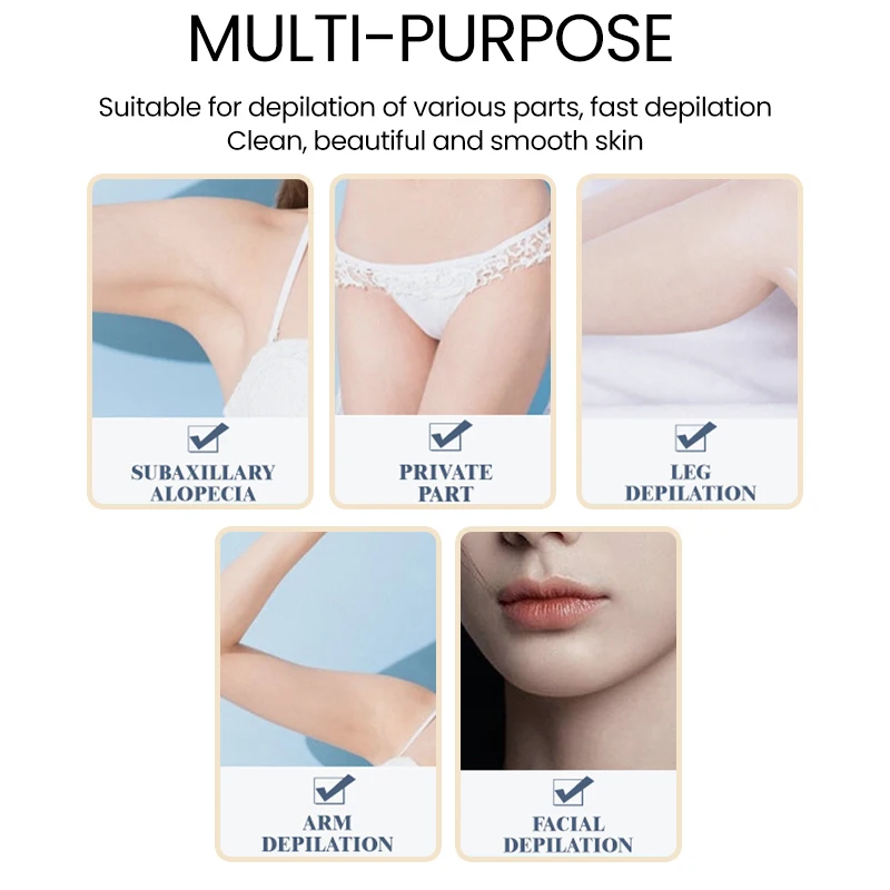 100g Wax Bean Rapid Depilation Paperless Heating Beeswax Solid Depilatory Wax Body Hair Removal Beauty & Personal Care Product