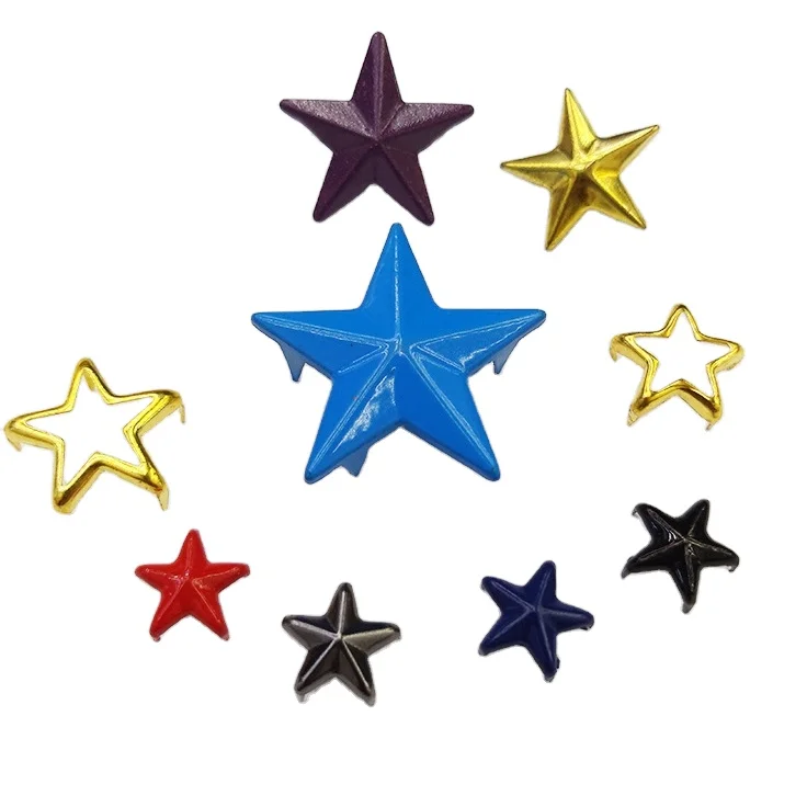 wholesale china price  full size and full style 4 prong nail rivet for leather rivet