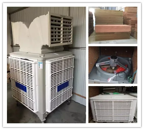 Eco-Friendly Air Conditioner Water Cooling Fan Evaporative Window Roof Mounted Air Cooler Industrial
