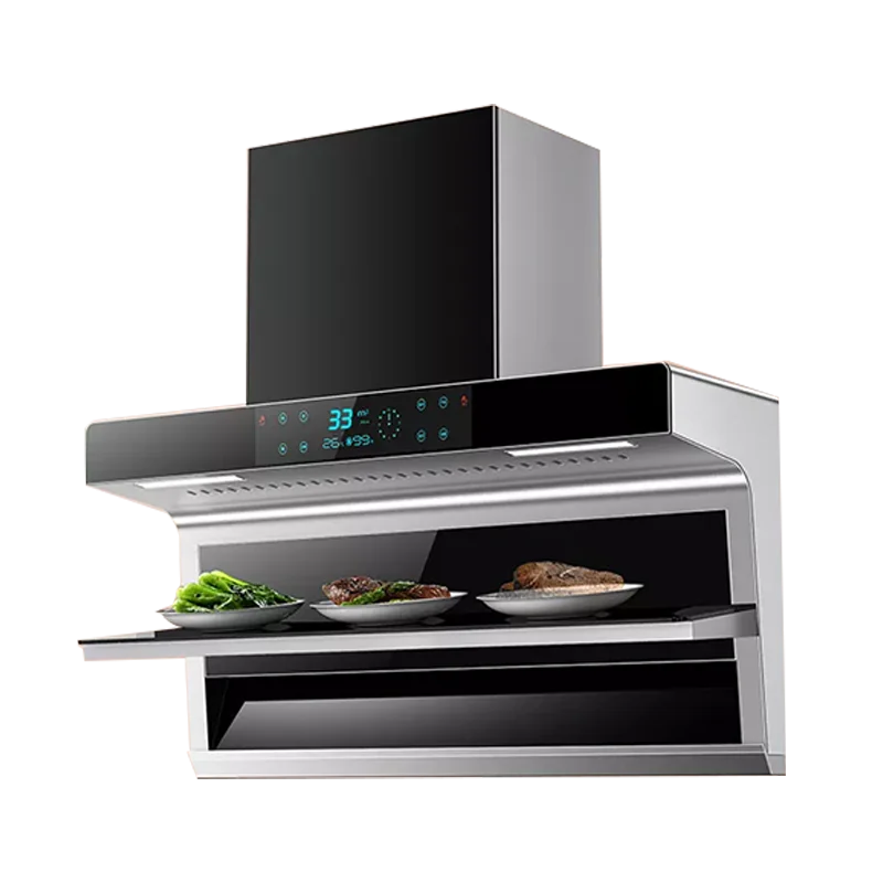 Commercial copper fotile high suction kitchen island range hood motor pare parts under cabinet range hood