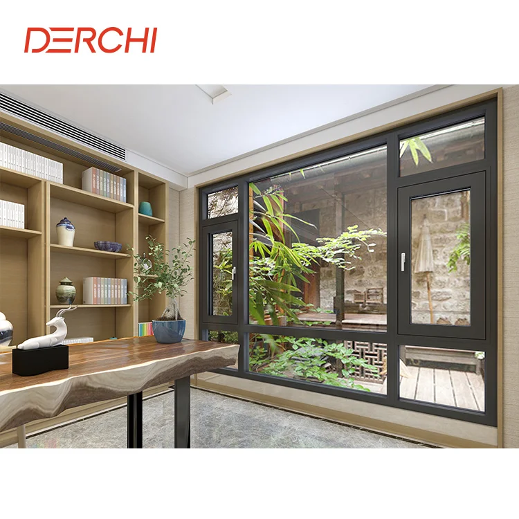 USA Hurricane Proof Impact Anodized Aluminium Casement Window