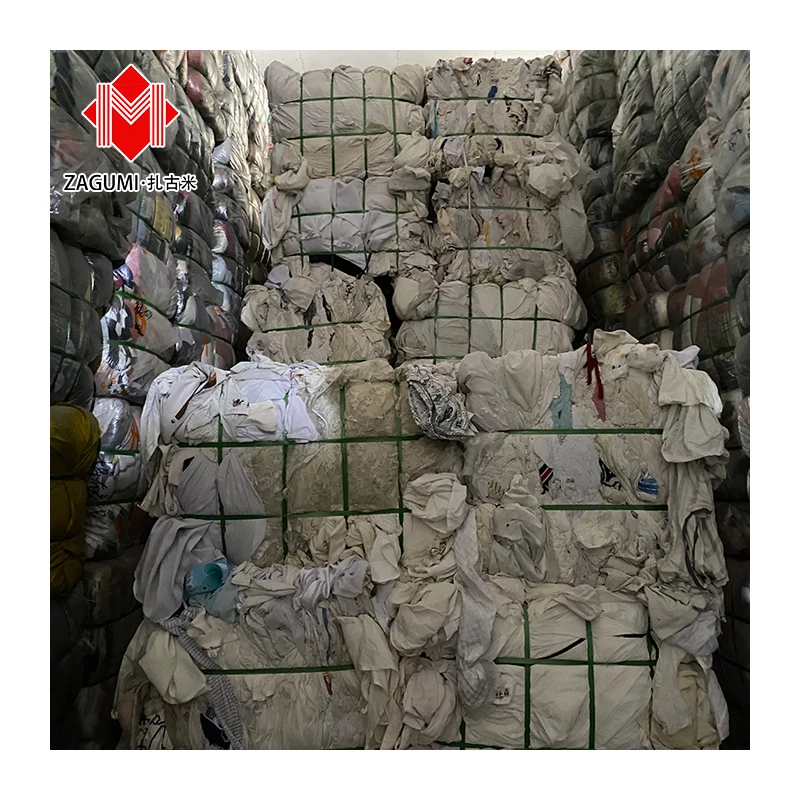 100 cotton 25kg 10kg bales package used clothes rags t shirt rags cleaning machine cotton wiping rags