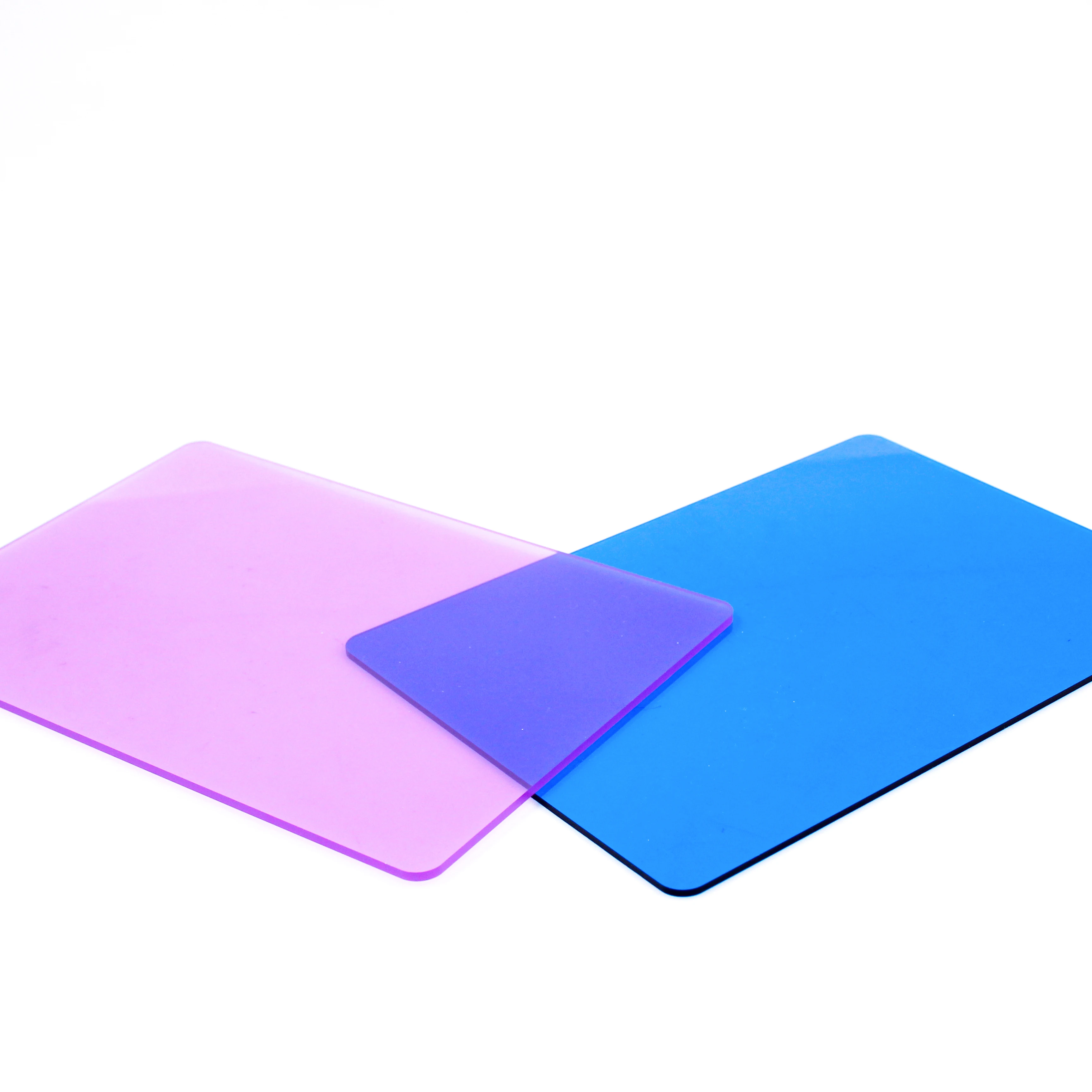 2mm Pink Purple Polycarbonate Solid Sheet For Display and Sign