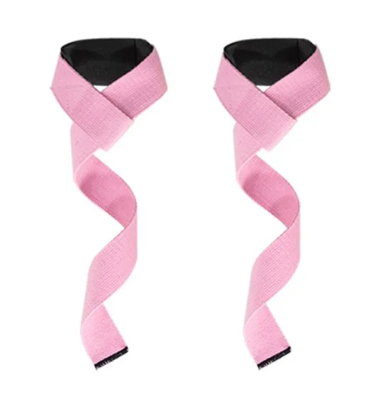 Custom Logo Fitness Wrist Pull Straps Weight Lifting Straps With Cushioned Wrist