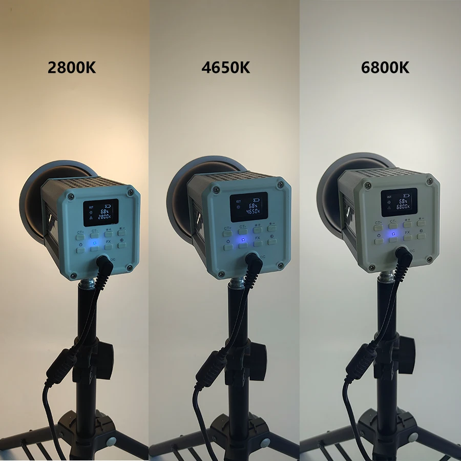 60W COB Video Dimmable Light 2800-6800K Photographic LED Light for Photo Studio Film Camera Shooting Livstreaming