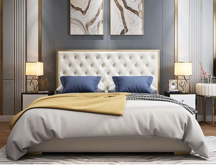 Высокий пост королева полный размер деревянный татами кровать с местом для хранения king size