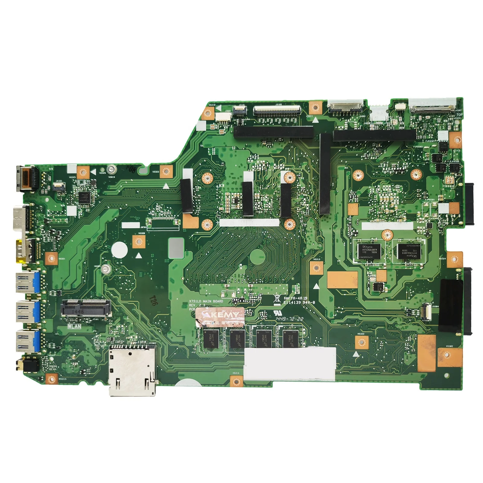 X751LD motherboard i3/i5/i7 CPU GT820M/920M/930M For ASUS X751LB X751LDB X751L X751LJ laptop motherboard X751LD motherboards