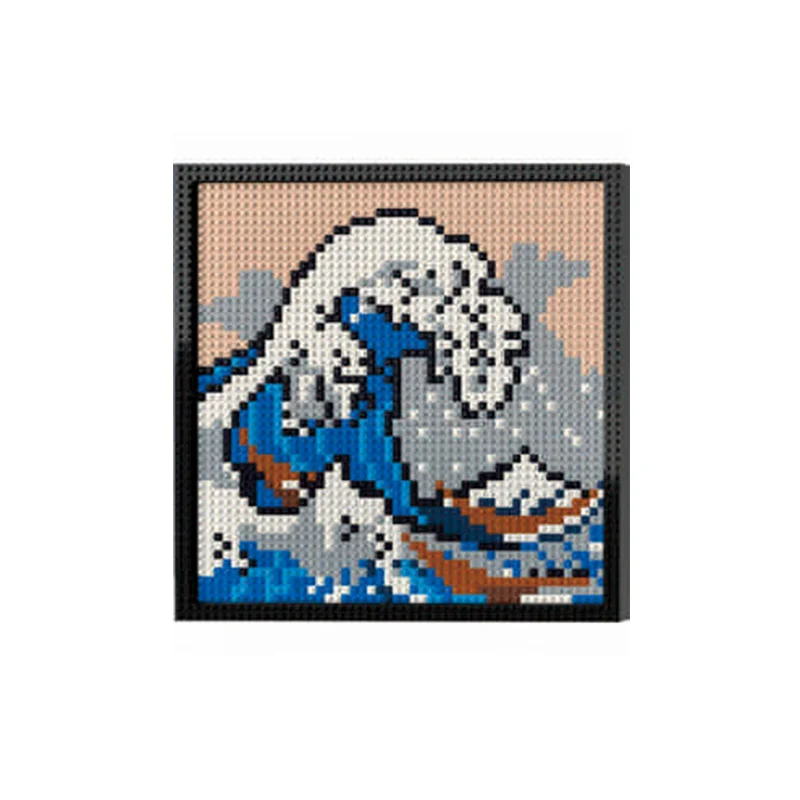 DIY Film Figure v Pixel Bricks Building Kit Customized Wall Art for Unique Home Mosaic Toy Decoration
