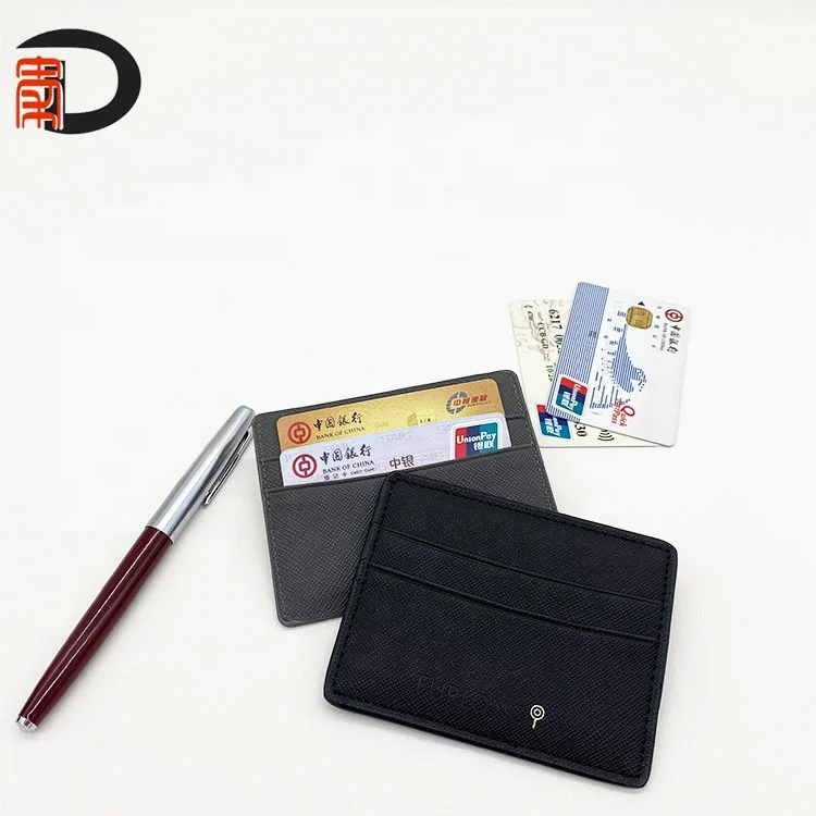 Лидер продаж Amazon 2021 держатель для карт с RFID-блокировкой индивидуальный кожаный кошелек банковских и кредитных