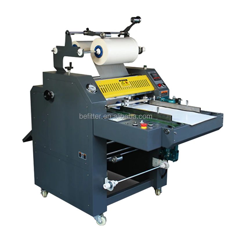 HP-520MFA Double side Hydraulic Heavy Duty Laminating Machine with automatic overlap &  cutter function
