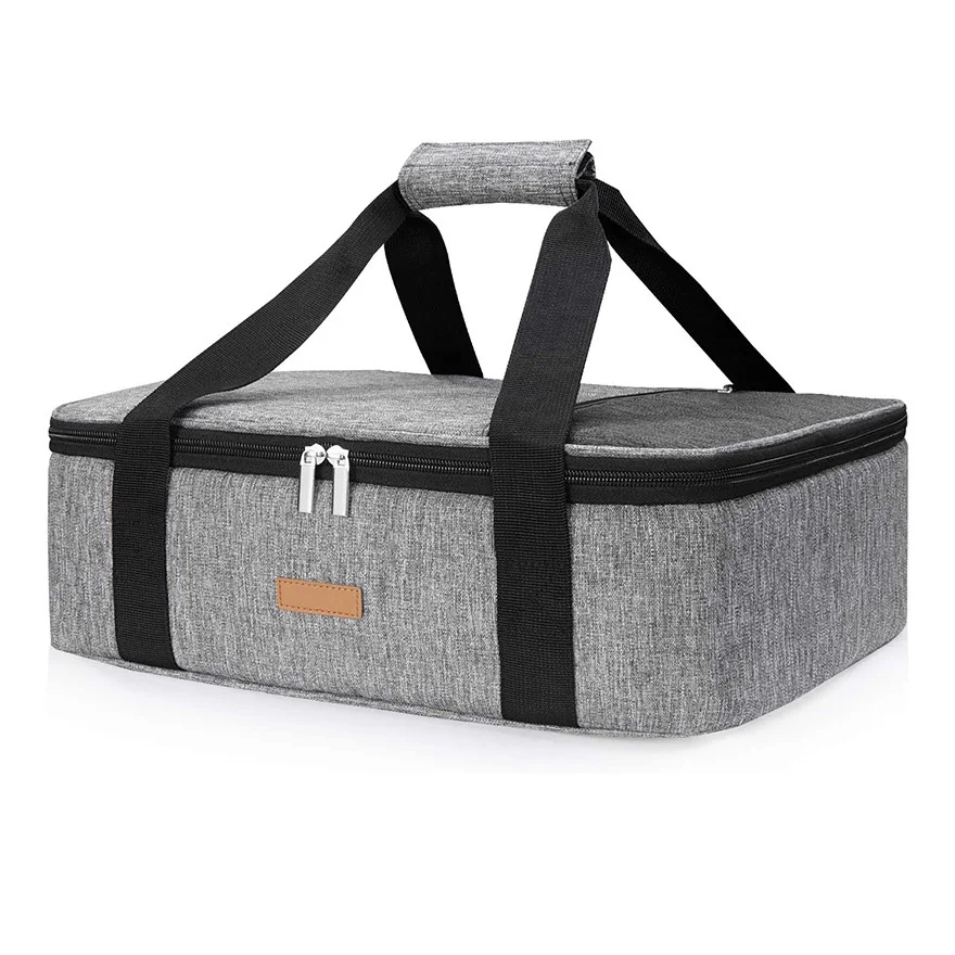 New outdoor portable barbecue picnic bag insulation bag for fried chicken pizza beer