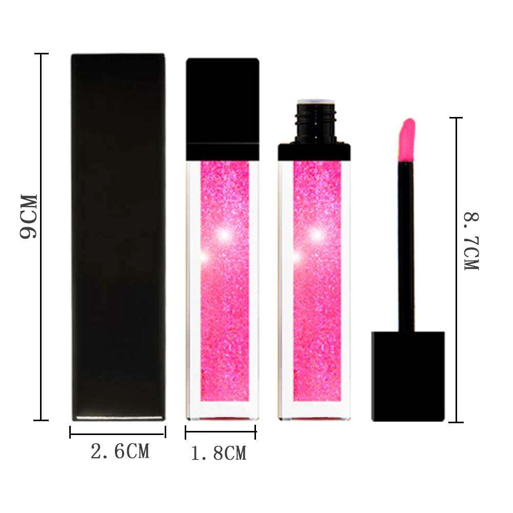 
Custom Hot Sale Lip Gloss Waterproof Lasting Makeup Lip Gloss Private Imprint 