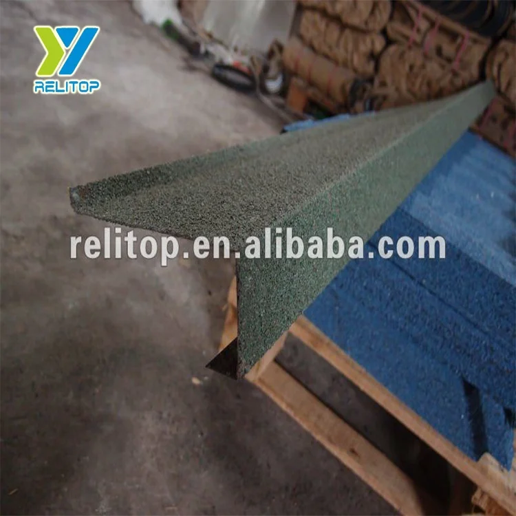 Aluminized Zinc Sand Coated Roof Panel Accessories Relitop Roofing Trim Eave Flashing Drip Edge Flashing Roof Edge Trim