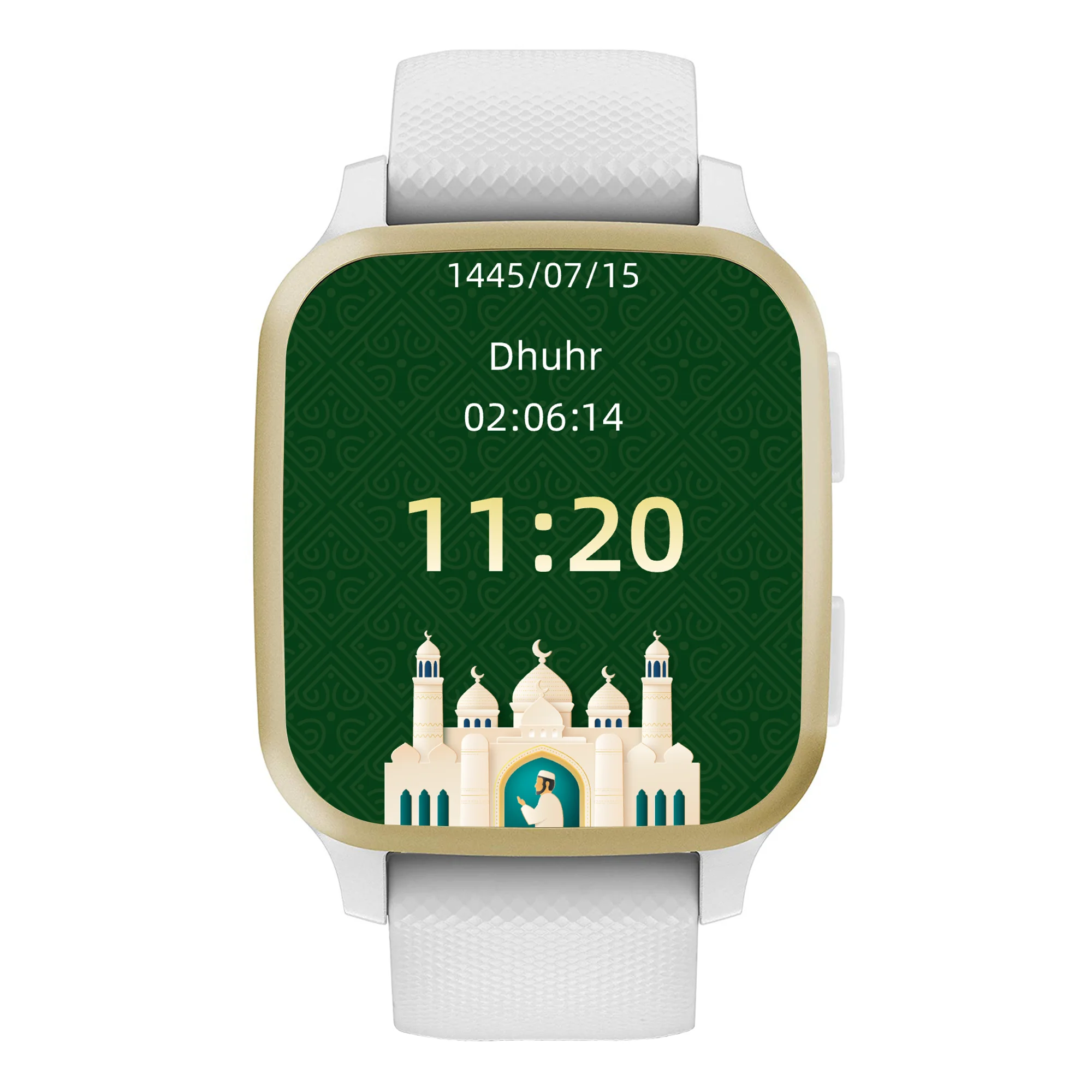 Часы Qibla, названия Аллаха 99, исламские умные наручные часы, мусульманская Арабская Мекка, направление, молитва, тасбих, компас, сенсорное управление, азан