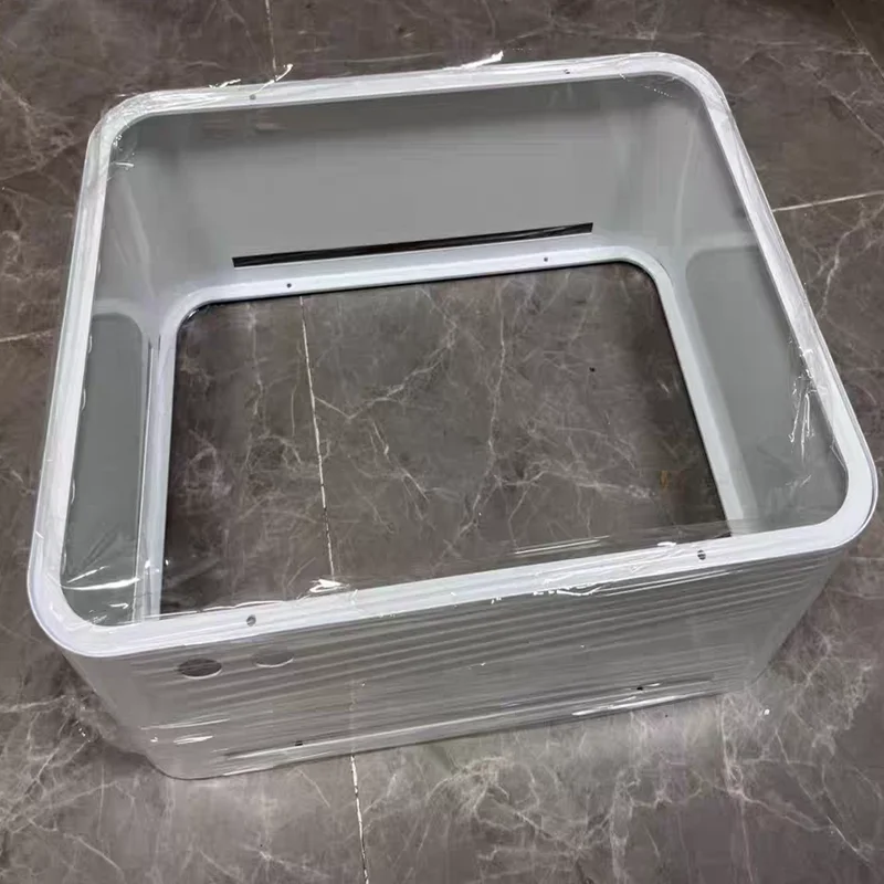Large Size Mild Steel Sheet Metal Fabrication Supplier Welded Structural Parts with Painting Coating