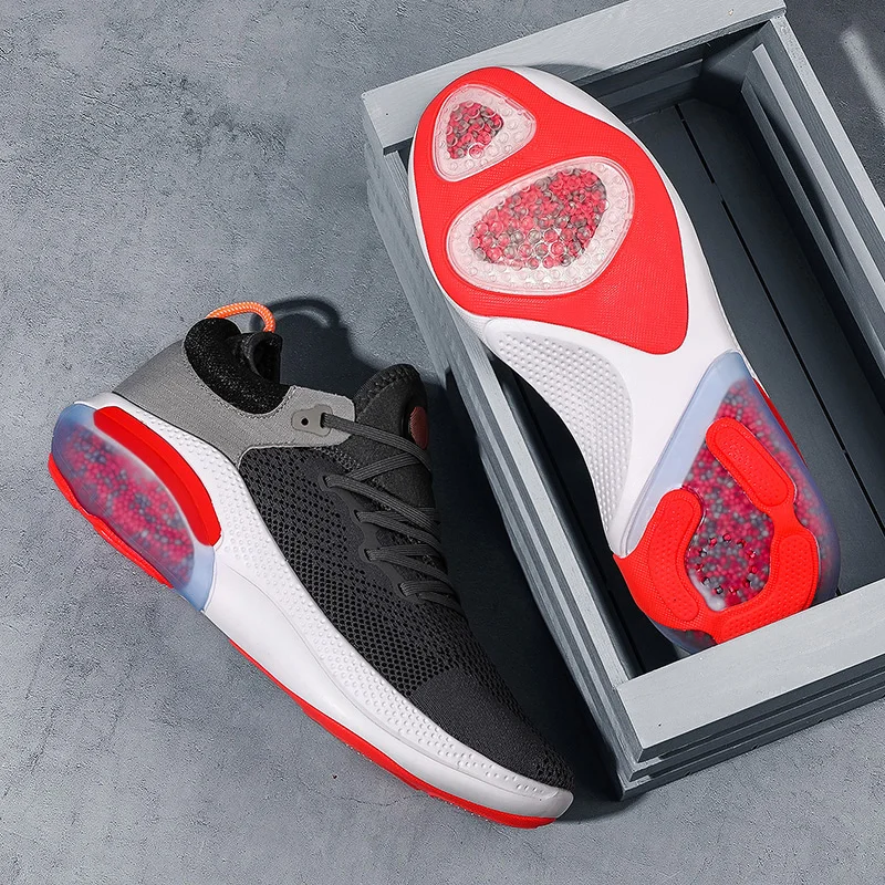 New Hot style RUN full palm damping particles  sneaker for man luxury running sport shoes man stylish