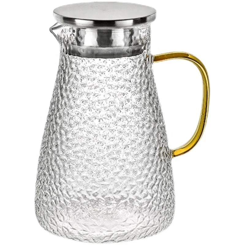 Современная хозяйка, молотковая бутылка для холодной воды, термостойкая, высокотемпературная стеклянная чашка для воды, набор для кипяченой воды