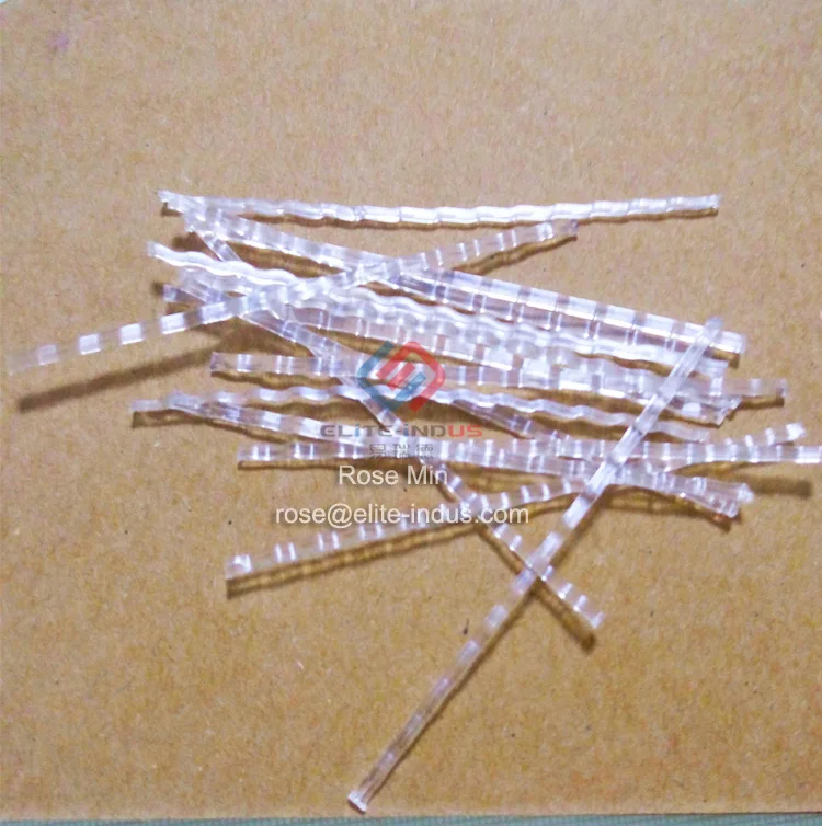  Изогнутое волокно micro pp wave для цементной