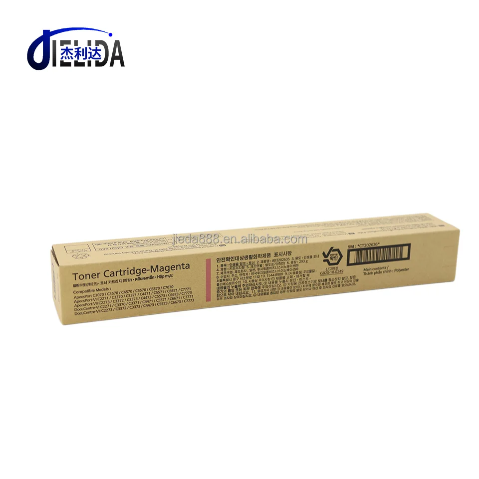 Xer0x Original for Xer0x Toner Cartridge Box CT202636 CT202635 CT202634 CT202637 for Xerox VI C2271 C3370 C3371 C4471 C5571