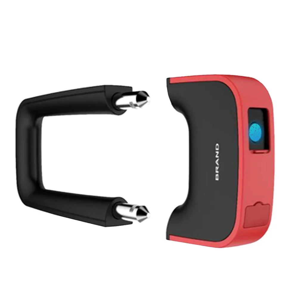 YOUHE Fingerprint IP65 Waterproof Smart Customizable Color Portable Unlock U-Lock for Shopping Mall
